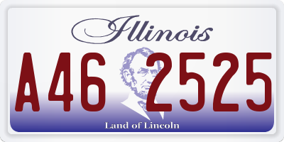 IL license plate A462525