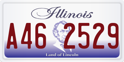IL license plate A462529
