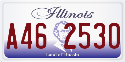 IL license plate A462530