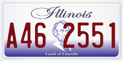 IL license plate A462551