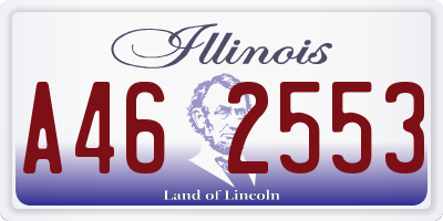 IL license plate A462553