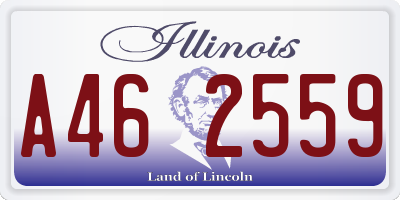 IL license plate A462559