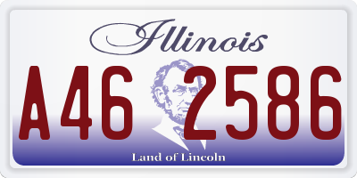 IL license plate A462586