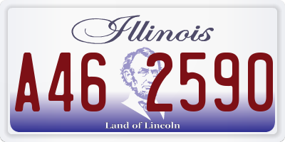 IL license plate A462590