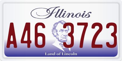 IL license plate A463723