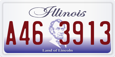 IL license plate A463913