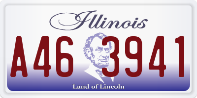 IL license plate A463941