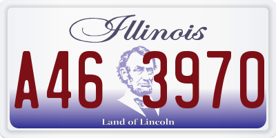 IL license plate A463970