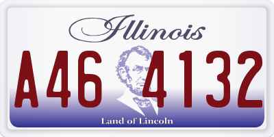 IL license plate A464132
