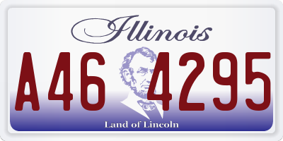 IL license plate A464295