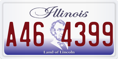 IL license plate A464399