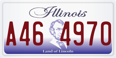 IL license plate A464970