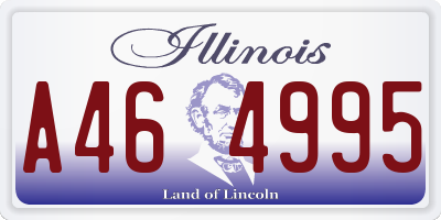 IL license plate A464995