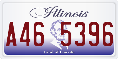 IL license plate A465396