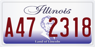 IL license plate A472318