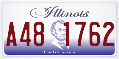 IL license plate A481762