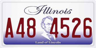 IL license plate A484526