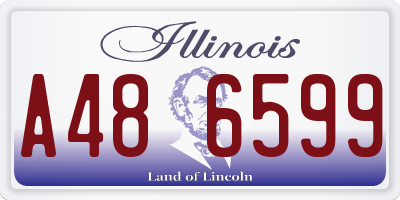 IL license plate A486599