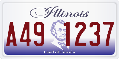 IL license plate A491237