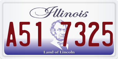 IL license plate A517325
