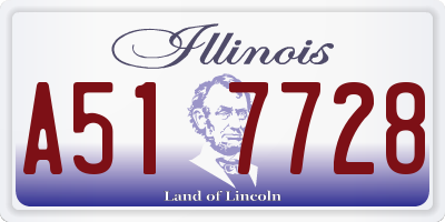 IL license plate A517728