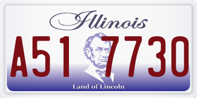 IL license plate A517730