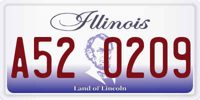 IL license plate A520209