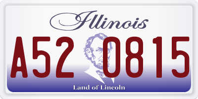 IL license plate A520815