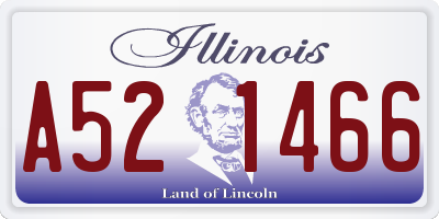 IL license plate A521466