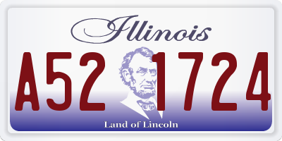 IL license plate A521724