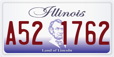 IL license plate A521762