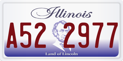 IL license plate A522977