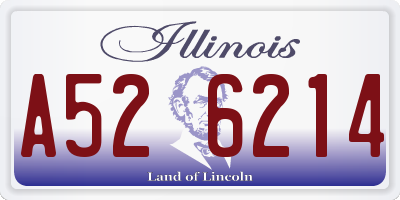 IL license plate A526214