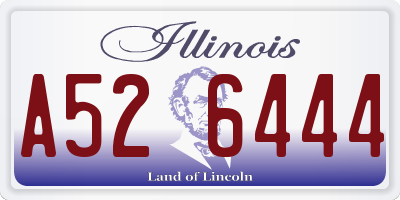 IL license plate A526444