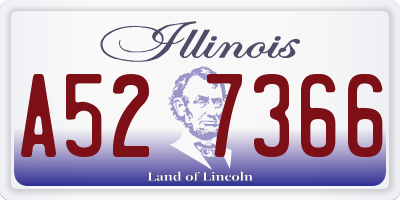 IL license plate A527366