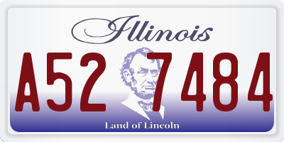 IL license plate A527484