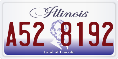 IL license plate A528192