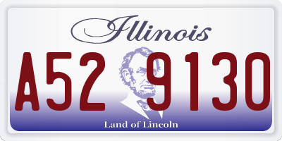 IL license plate A529130