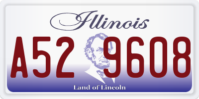 IL license plate A529608