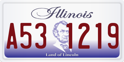 IL license plate A531219