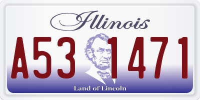 IL license plate A531471
