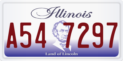 IL license plate A547297