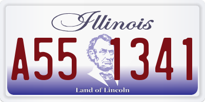 IL license plate A551341