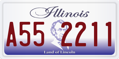 IL license plate A552211