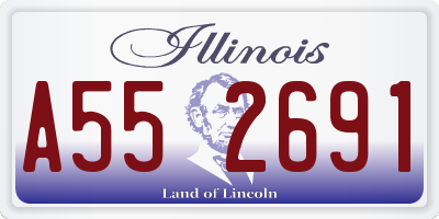 IL license plate A552691