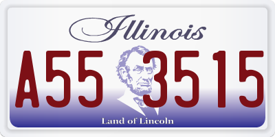 IL license plate A553515