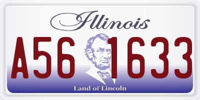 IL license plate A561633