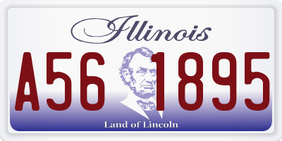 IL license plate A561895