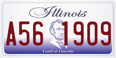 IL license plate A561909