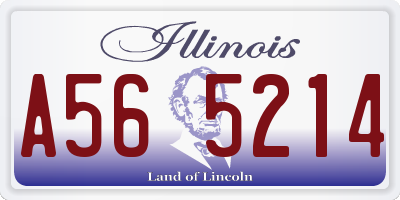 IL license plate A565214